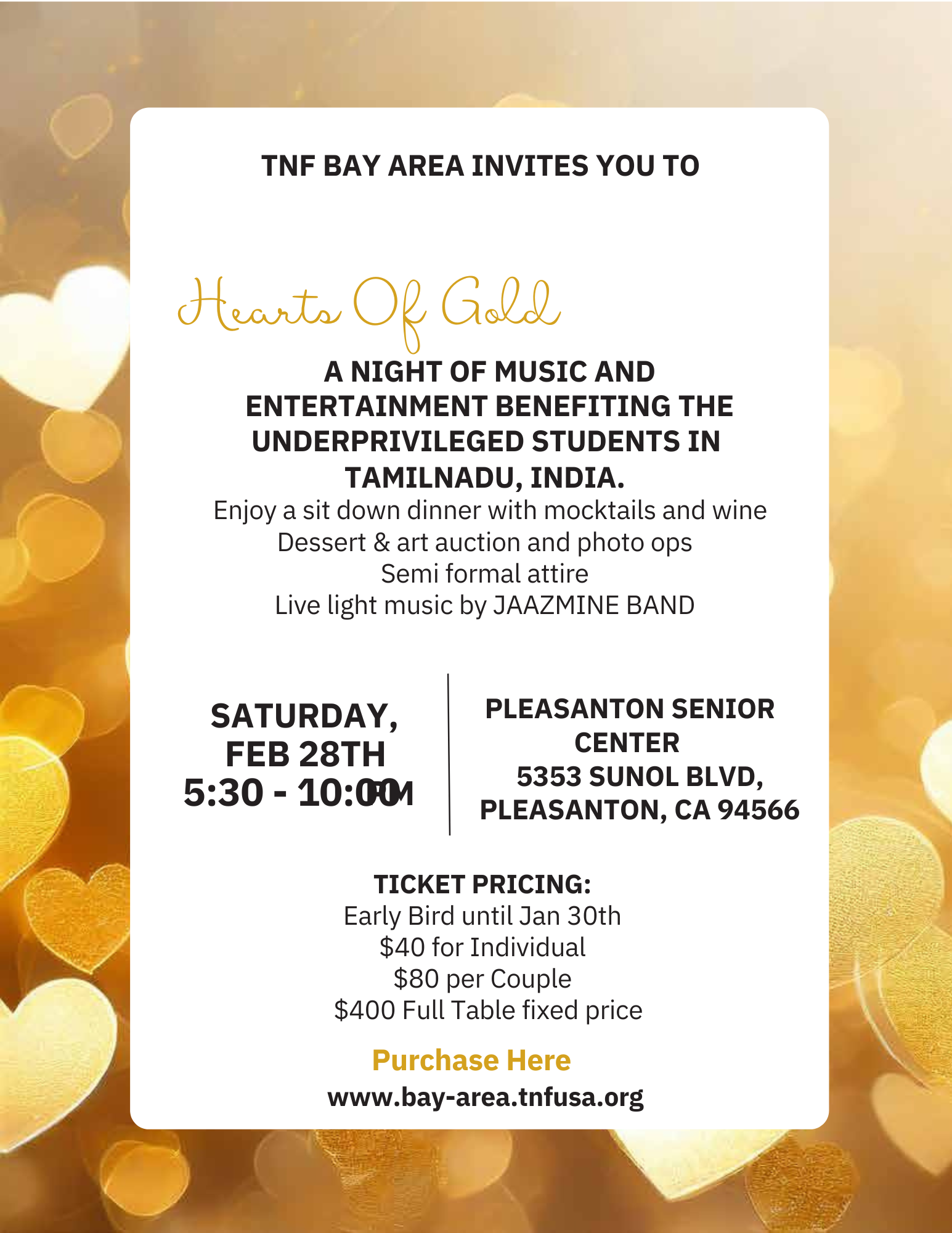 TNF USA Bay Area Chapter 2026 Event